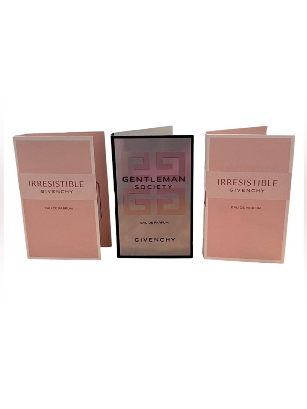 His & Hers Irresistible  & Gentleman Society Perfume Sample Sprays-NEW
